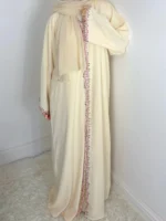 Rawdah Nida Lace Abaya