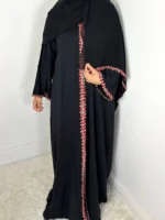Rawdah Nida Lace Abaya