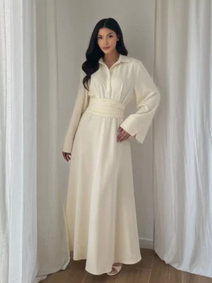 Élise Wrap-Waist Maxi Dress