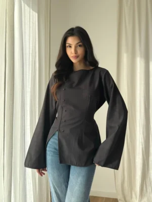 Aurelia Tailored Wrap Top
