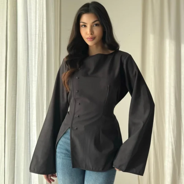 Aurelia Tailored Wrap Top