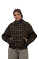 Blouson Plaid