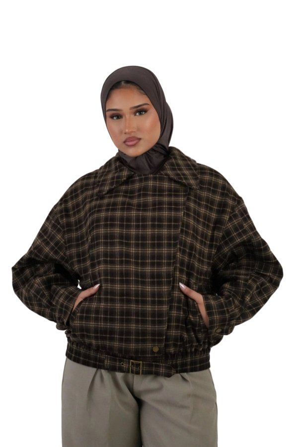 Blouson Plaid