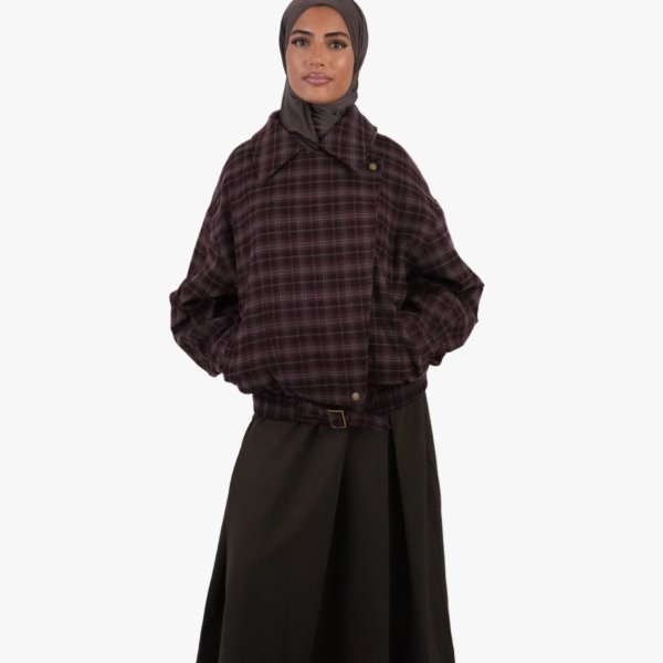 Blouson Plaid