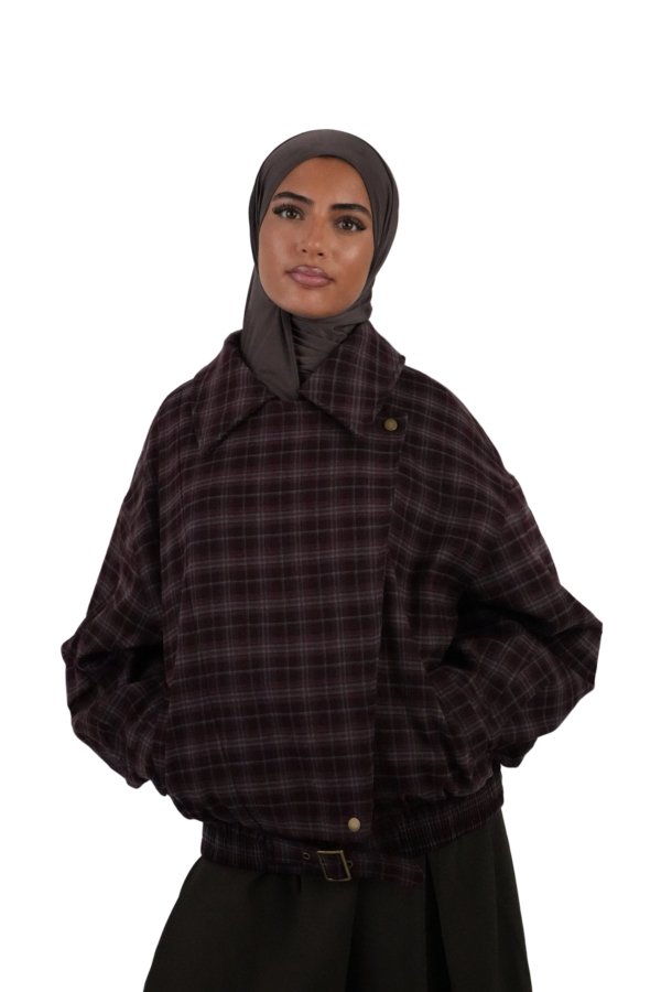 Blouson Plaid