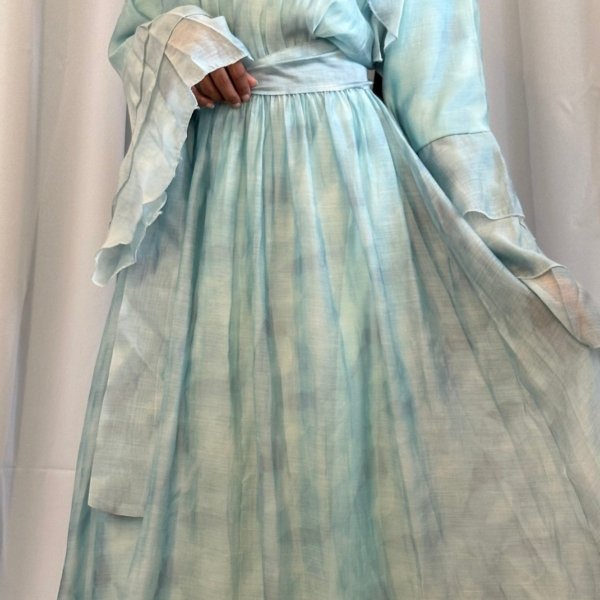 Spanish Sleeve Maxi Dress