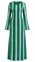 Chevron Maxi Dress