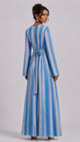 Chevron Maxi Dress