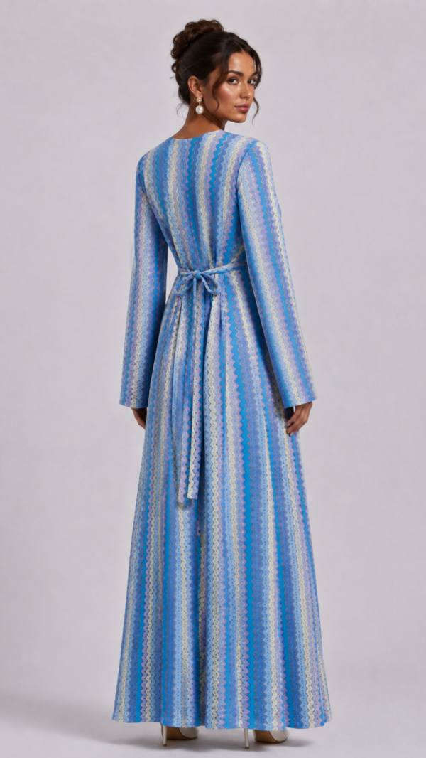 Chevron Maxi Dress