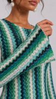 Chevron Maxi Dress