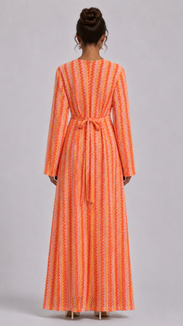 Chevron Maxi Dress