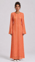 Chevron Maxi Dress