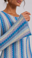 Chevron Maxi Dress