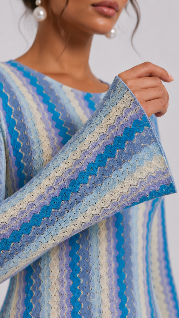 Chevron Maxi Dress