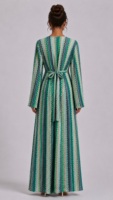 Chevron Maxi Dress