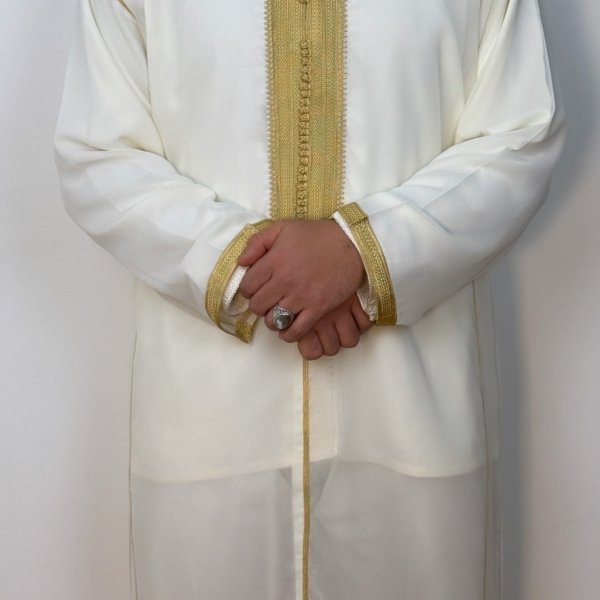 Hooded Premium Nikkah Djellaba see through