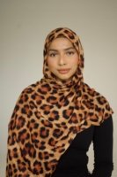 Premium Leopard Printed Bamboo Modal Hijabs