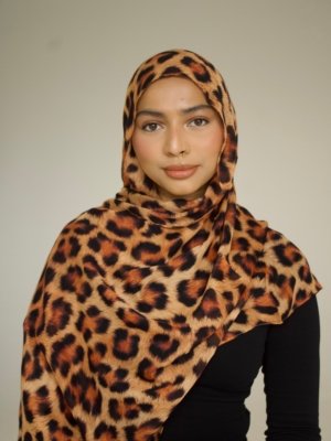 Premium Leopard Printed Bamboo Modal Hijabs