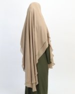 Light Taupe Khimar Set