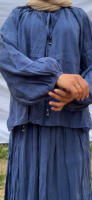 Crimped Skirt Co-ord Set