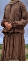 Crimped Skirt Co-ord Set