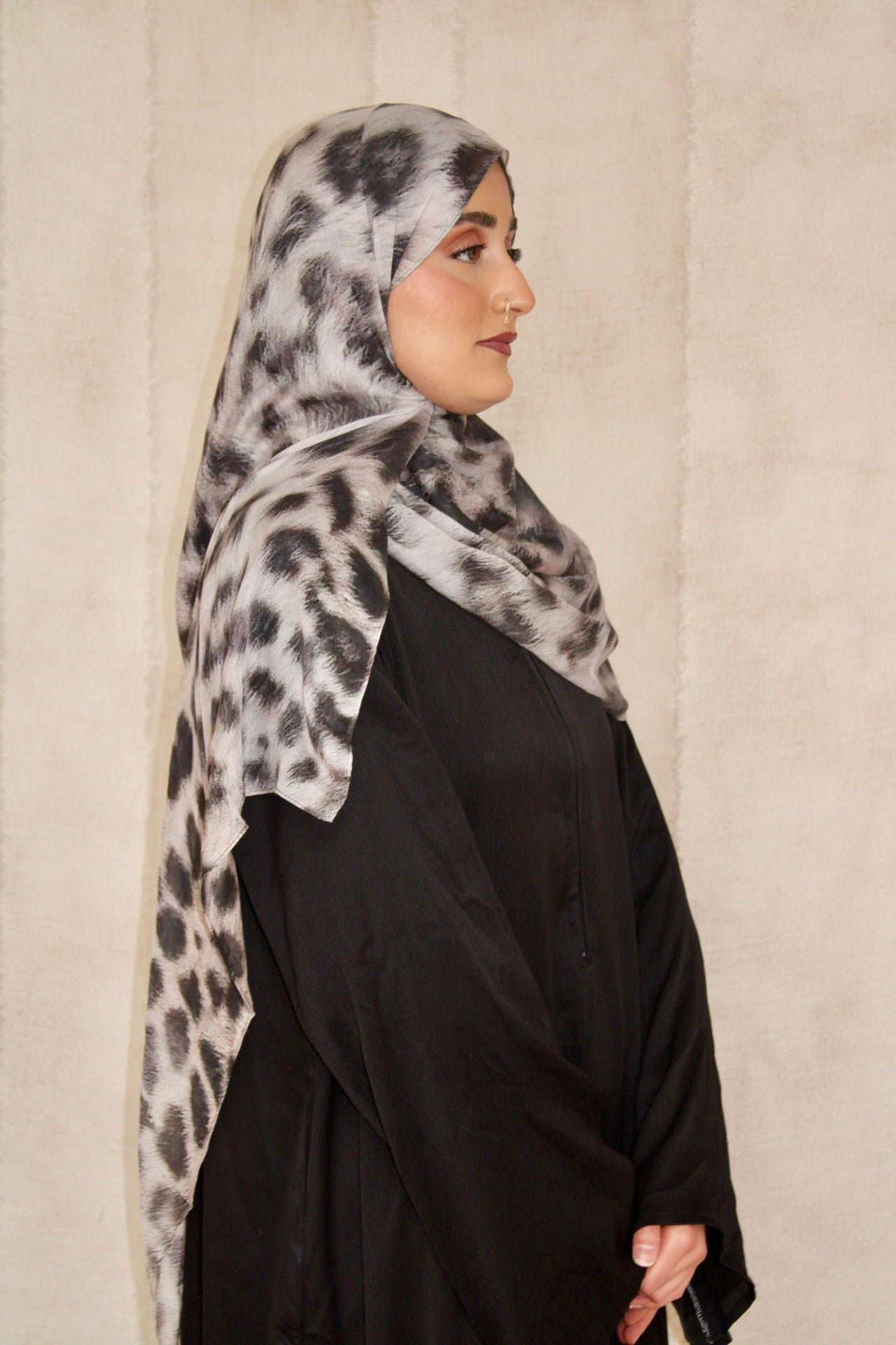 Premium Leopard Printed Bamboo Modal Hijabs