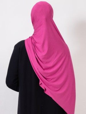 Luxury Bamboo Jersey Double Stitched Hijab