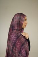 Soft Mulberry Printed Bamboo Modal Hijab